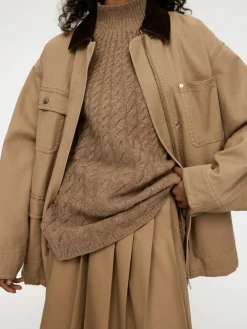 Cable-Knit Wool Jumper