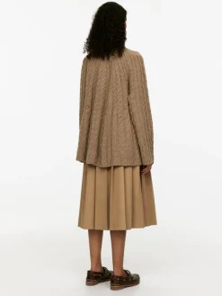 Cable-Knit Wool Jumper