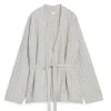 Cashmere-Wool Belted Cardigan