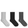 Cotton Rib Socks Set Of 3