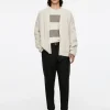 Cropped Tapered Wool Trousers