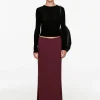 Drape Maxi Skirt