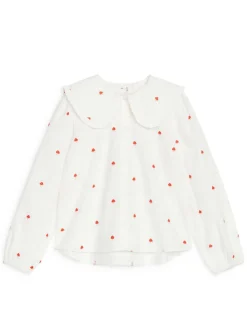 Frill-Collar Blouse
