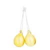 Glass Eggs Set Of 2