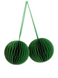 Honeycomb Ornaments Set Of 2