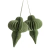 Honeycomb Ornaments Set Of 2