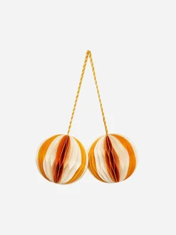 Honeycomb Ornaments Set Of 2