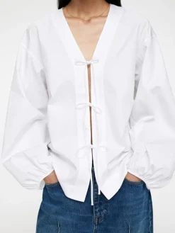Puff-Sleeve Blouse