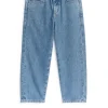 Pull-On Denim Trousers