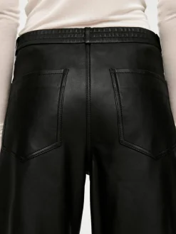 Relaxed Leather Trousers