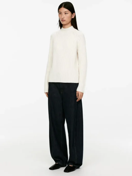 Rib-Knitted Jumper