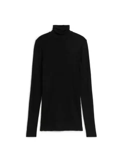 Roll-Neck Wool Top