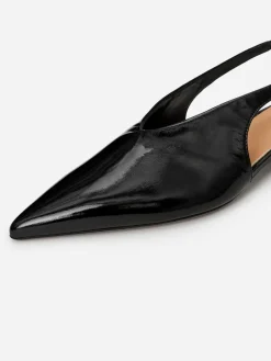 Slingback Leather Pumps