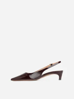 Slingback Leather Pumps