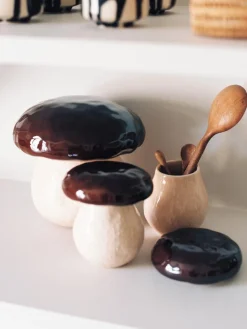 Stoneware Cups Set Of 2