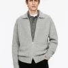Wool Zip Cardigan