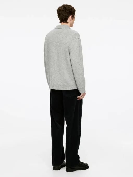 Wool Zip Cardigan